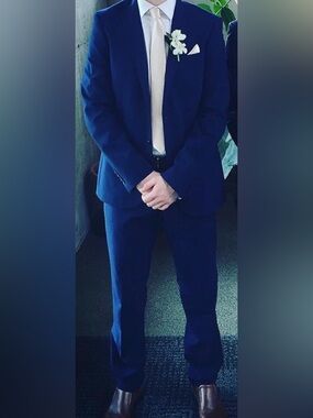 Le Chateau Navy Suit Jacket/Pants